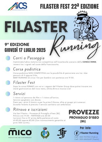 Filaster Running 9a edizione